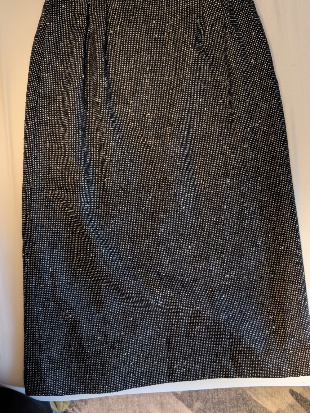 Vintage Pendleton 100% Virgin Wool Flecked Tweed Skirt Size 12